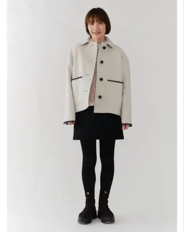 yori 포켓 울 미니 스커트