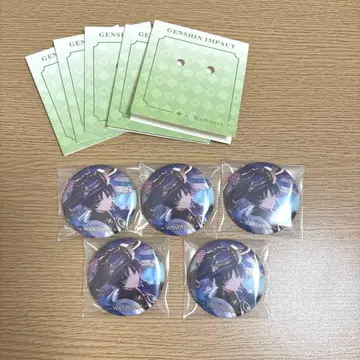 원신 방랑자 캔뱃지 5개 세트