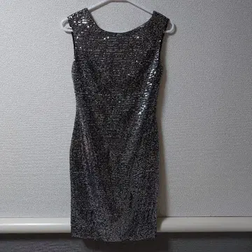 아이자와 에미리 착용 EmiriaWiz 실버 스팽글 원피스 S