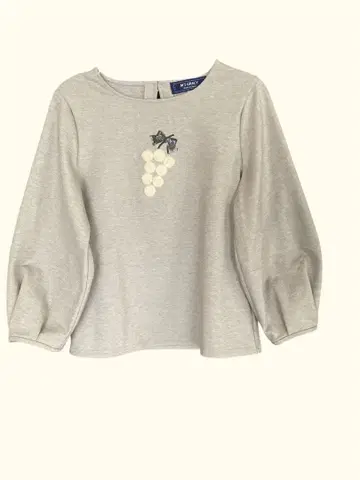 택 포함 미사용 M, SGRACY 포도 리본 두꺼운 원단 티셔츠 38