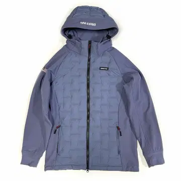 브리핑 다운 자켓 아우터 후드 골프 블루 L