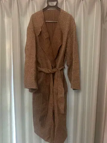 6 로쿠 리버서블 코트 38 브라운