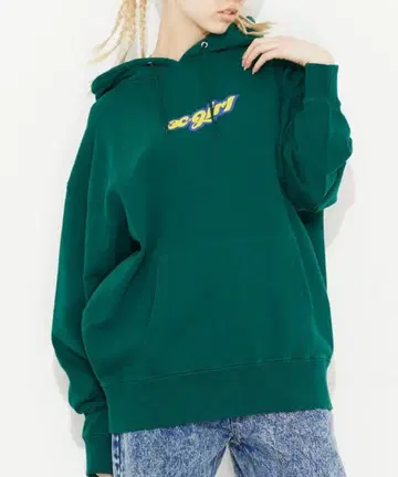 Xgirl 후드티 그린