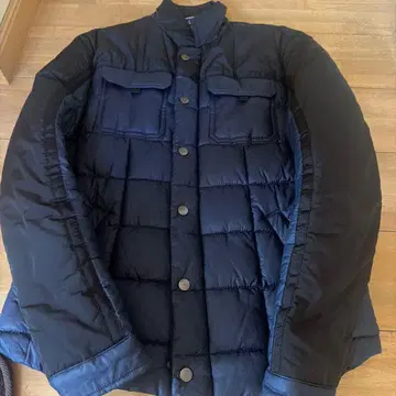 나일론 패드 충전 다운 자켓