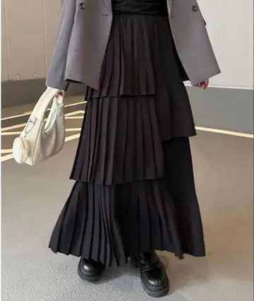 archives (아카이브) 플리츠 캉캉 스커트 [SK-1435]