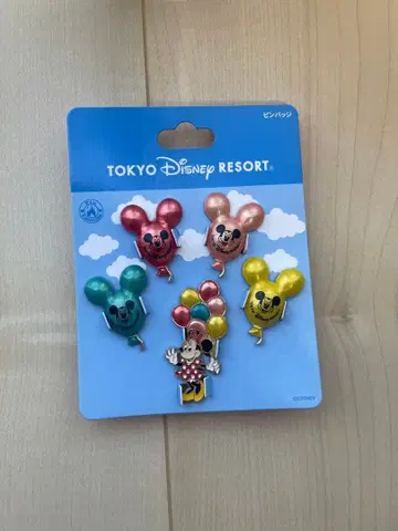도쿄 디즈니 리조트 미키 벌룬 핑 6개 세트 미니 마우스