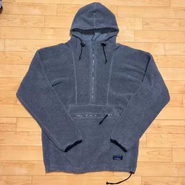 L.L.Bean 90s 아노락 플리스 하프 지퍼 폴라테크 크롭 기장