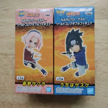 나루토 NARUTO 월드 컬렉션 피규어 우치하 사스케 하루노 사쿠라 2종
