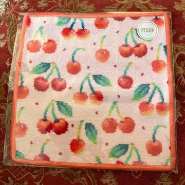 FEILER 러브러리 바이 페일러 손수건 체리 도트