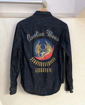 AVIREX 남성용 데님 셔츠 M