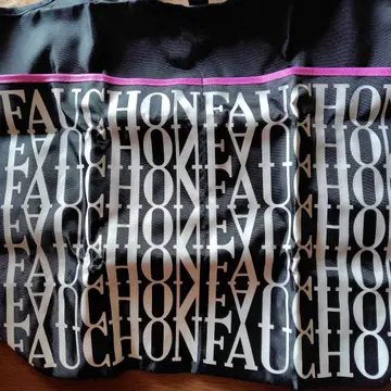 FAUCHON 에코백 블랙과 보라색