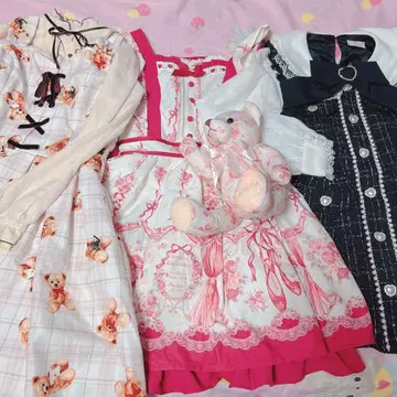 LIZLISA 트위드 블랙 셋업 처분 묶음 판매