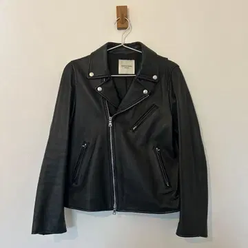 FREAK'S STORE 블랙 가죽 라이더 자켓