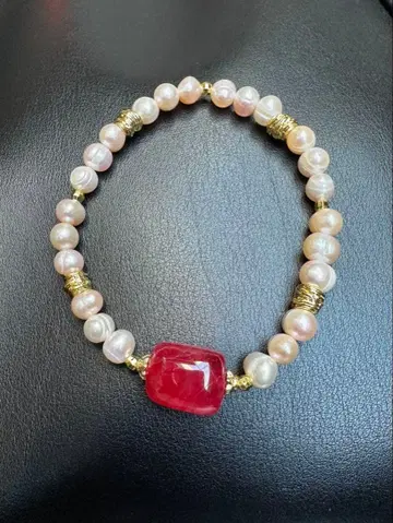 임페리얼 로드나이트 담수 펄 팔찌