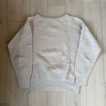 50s 빈티지 맨투맨 무지 그레이 빅