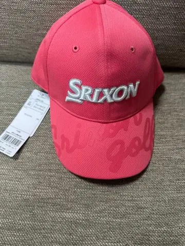 [ 새상품 미사용 택 포함 ] Srixon 골프 여성용 핑크 캡