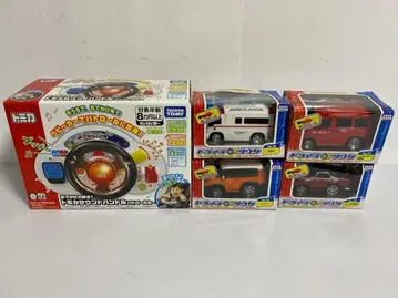 X112 자동차 완구 모음 미카 사운드 핸들 패트롤카 등