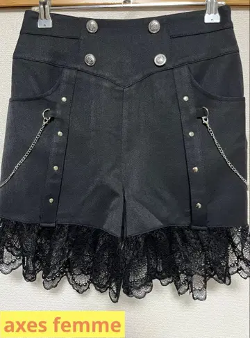 레이스 프릴 숏팬츠 NIBBLE POISON axes femme
