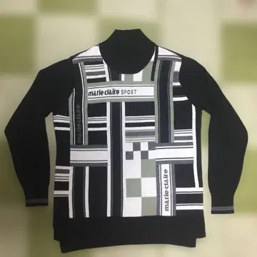 새상품급! marie claire 여성용 터틀넥 스웨터 LL