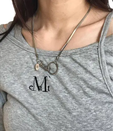 MUSINSA MUCENT 목걸이 실버 한국