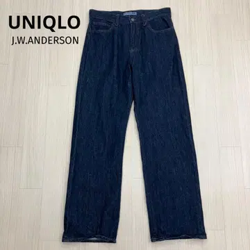 유니클로 J.W.ANDERSON 스트레이트 데님 청바지