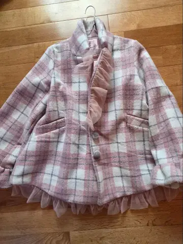 Swankiss 체크 코트