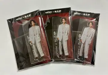 킹프리 x 미키 콜라보 아크릴 스탠드 3개 나가세 렌