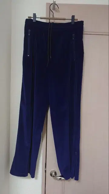 MB 벨로아 트랙 팬츠 블루 S 사이즈