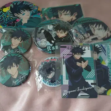 주술회전 후시구로 메구미 캔뱃지&카드 세트