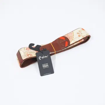 RightOn! STRAPS 기타 베이스 스트랩 일본풍 패턴 핸드메이드