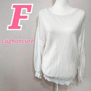 Lugnoncure 르농큐르 화이트 긴팔 니트 F 캐주얼