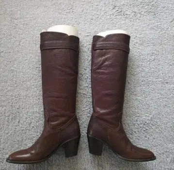 히미코 롱 부츠 브라운