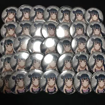 러브 라이브 선샤인 Aqours 5주년 전시회 캔뱃지 요시코 35개 A4