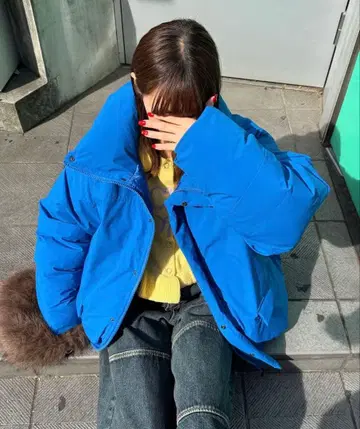 CIAOPANIC/충전솜 해피 자켓/블루