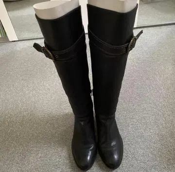 히미코 롱 부츠 블랙