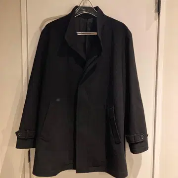 [ 5726 ] 캐시미어 울 LEGMAN 롱 코트 블랙 남성용