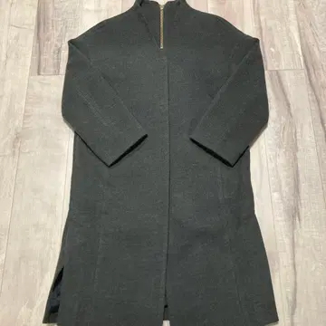 KBF 그레이 노카라 롱 코트