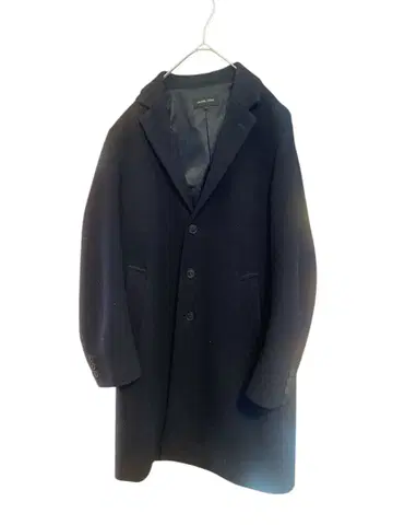 GLOBAL WORK 네이비 체스터 코트 S