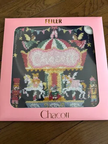 [ 미사용 새상품 ] 페일러 x 차코트 손수건 홀리데이 시즌 라즈베리