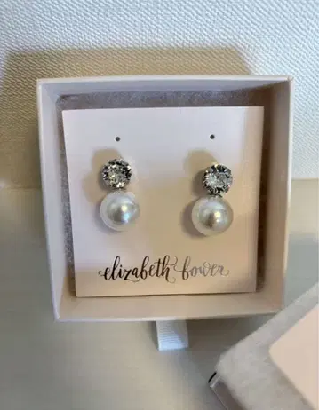 Elizabeth Bower 펄 크리스탈 귀걸이