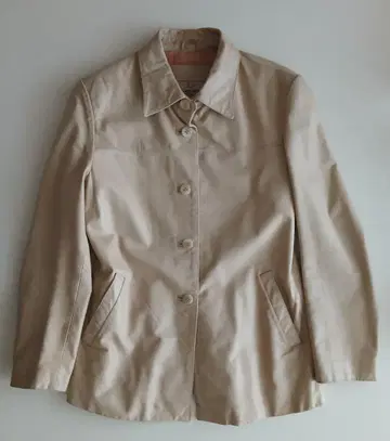 스페인산 고급 라무 가죽 자켓 베이지