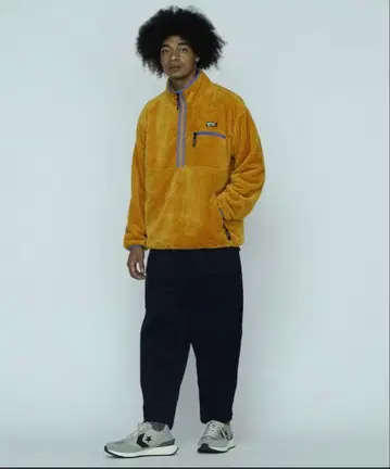 MANASTASH 코듀로이 코쿤 팬츠 블랙