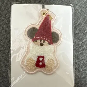 도쿄 디즈니 리조트 크리스마스 릴린린 키체인 빨간색