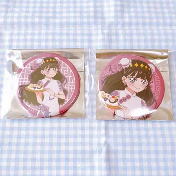 데파프리 프리티 스토어 캔뱃지 아마네 꽃의 만복 페어