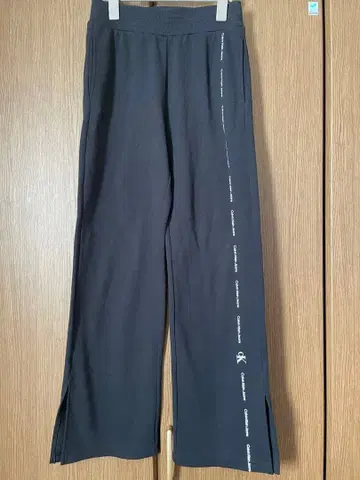 Calvin Klein Jeans 블랙 슬릿 팬츠 S