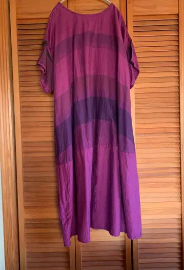 타마키니이메 포원 원피스 퍼플 코튼