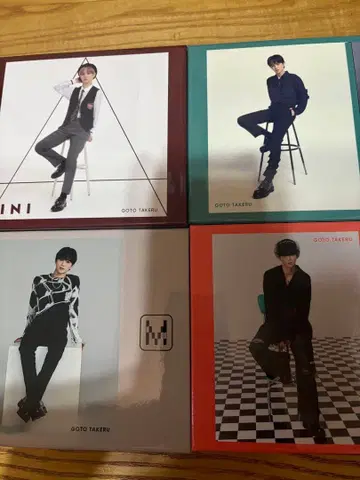 INI 고토 타케루 유니버셜 특전 박스 4 버전 세트 CD DVD