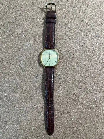 RADO 쿼츠 손목시계 브라운 가죽