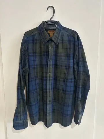 ST. JOHN'S BAY 체크 무늬 플란넬 셔츠 L 사이즈