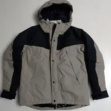 워크맨 다운 자켓 M 베이지/블랙